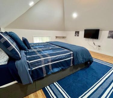 North Bergen Casa | NYC-Style Loft with Secret Entrance - Just 6 Miles from Times Square