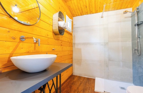 Badesi Cabina | Oak Nest Nature Lodge- Wooden lodge with sea view- Dinotti