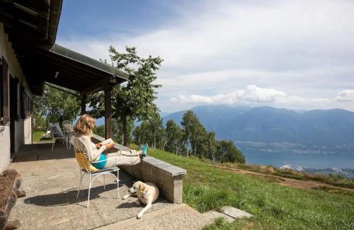 Avegno Chalet De Esquí | Oasi di pace vista lago-Cardada-Locarno