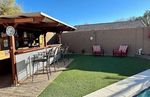Estrella Vista Casa | Oasis backyard. Pool and heated spa.