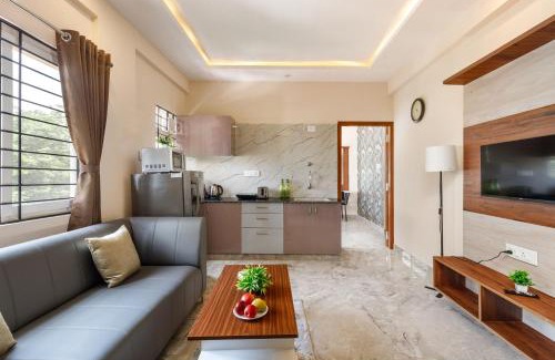 Koramangala 1A Block Apartamento | OBS 1BHK with Balcony Koramangala