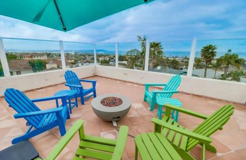 La Jolla Mesa Casa | Ocean & Bay Views Pool & Hot Tub Rooftop Patio