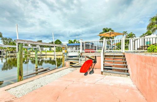 Bayshore Gardens Casa | Ocean Breeze Oasis with Boat Dock and Slip on Canal!