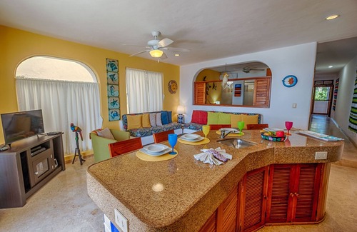 Akumal Condominio | OCEAN FRONT! 2 bed/2 bath*GROUND FLOOR* a/c* MAID!