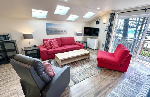 Yachats Apartamento | Ocean Front, Agate at Oregon House, Stairs to the Beach!