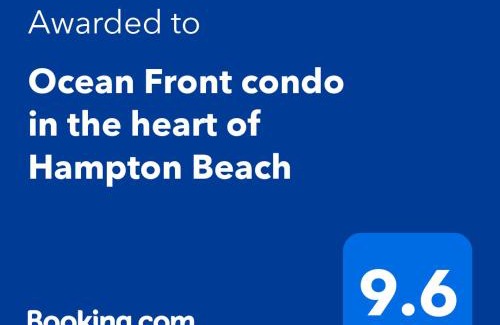 Hampton Casa | Ocean Front condo in the heart of Hampton Beach