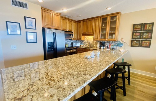 Seagrove Beach Condominio | Seabox Unit 102 en Eastern Shores, Gulf Front: ¡diseñado profesionalmente!