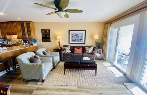 Seagrove Beach Condominio | Seabox Unit 102 en Eastern Shores, Gulf Front: ¡diseñado profesionalmente!