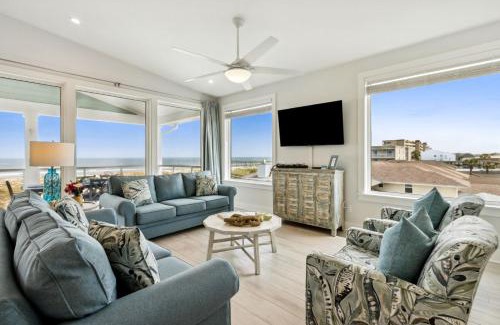 Fernandina Beach Casa | Ocean Lookout 3 - Heated Pool, Beachfront Deck, Stunning Ocean Views