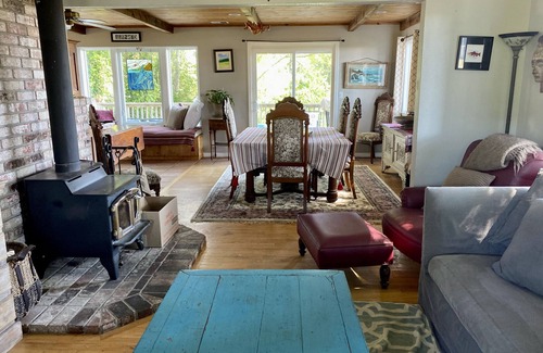 Westhaven-Moonstone Cabaña | Ocean View Beach House- lush acre with gardens and a trail to beach!