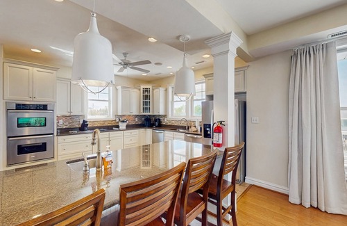 Sandbridge Casa | Ocean view home, steps to beach with private pool/hot tub & cabana - dogs OK