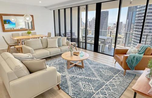 Broadbeach Apartamento | Ocean View Luxury 2 Level Penthouse 3BR 30th Floor