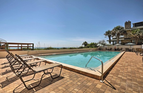 Crescent Beach Apartamento | Ocean-view St Augustine Studio w/ Pool Access!