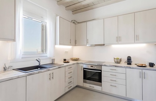 Plintri Villa | Casa con vista al mar, Mykonos