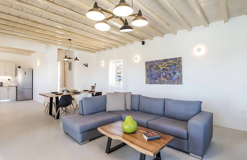 Plintri Villa | Casa con vista al mar, Mykonos