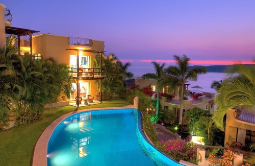Santa Maria Huatulco Condominio | Vistas al mar, acceso a la playa, casita española de la bahía (condominio)