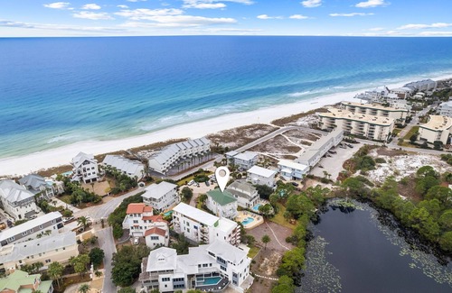 Gulf Place Casa | Ocean Views! Pool/Hot Tub/Bikes/Grill! Walk to Beach!