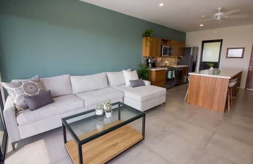 P Chahue Condominio | Vistas al mar con terraza en la azotea y piscina privada