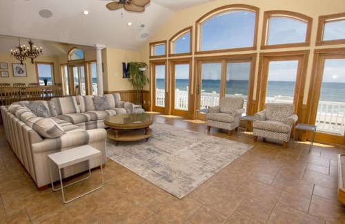 Whalehead Beach Casa | OCEANFRONT, 10 BRs, ELEV, Pool, Rec Rm, Theater Rm, Ocean Views, WL845, MacDaddy