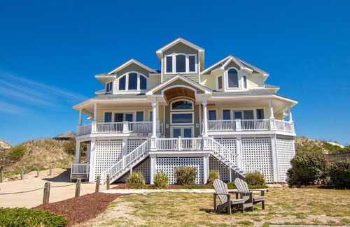 Whalehead Beach Casa | OCEANFRONT, 10 BRs, ELEV, Pool, Rec Rm, Theater Rm, Ocean Views, WL845, MacDaddy