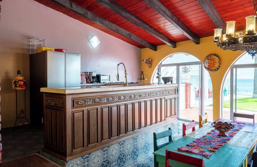 Rosarito Casa | Oceanfront 5 Bedroom Hacienda with Stunning Views and Private Terrace.