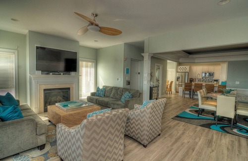 Wilmington Beach Casa | Propiedad de 6 dormitorios frente al mar con piscina privada y bañera de hidromasaje