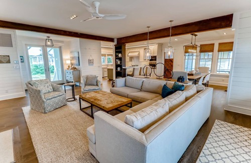 South Beach Casa | Oceanfront Bald Head Home with Private Boardwalk to the Beach