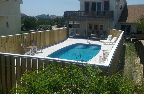 Whalehead Beach Casa | Oceanfront Corolla home with WiFI, private pool, hot tub, and foosball table!