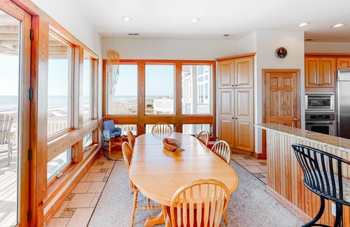 Hatteras Casa | Oceanfront, dog-friendly house with private pool, hot tub, & central AC
