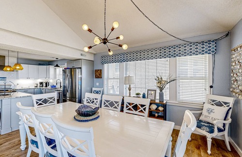 Frisco Casa | Oceanfront dog-friendly home with private hot tub, ocean-view sundecks, AC & W/D