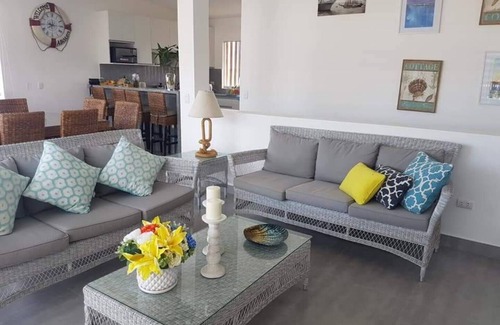 Bocapan Apartamento | Oceanfront duplex in Zorritos with A/C, terrace, 4BR, next to Casa Andina.