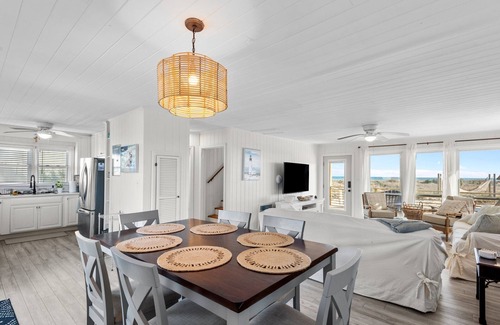 Atlantic Beach Casa | Oceanfront Family Cottage: Hot Tub, Heated Pool. Game Room & Stunning Beach View
