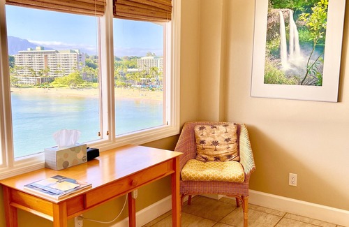 Lihue Casa | Oceanfront home on one of the most popular beaches in Kauai!