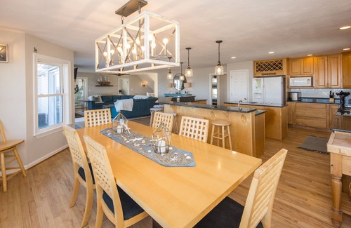 Sandbridge Casa | Oceanfront home with private pool, crow's nest deck, game room & fireplace