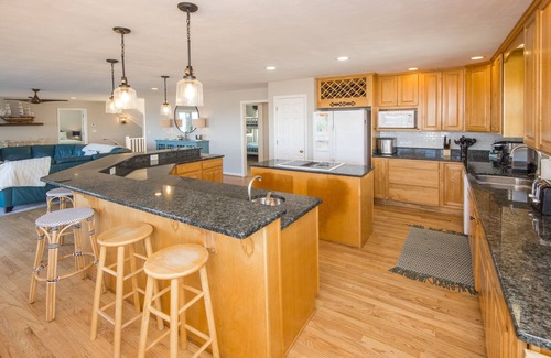 Sandbridge Casa | Oceanfront home with private pool, crow's nest deck, game room & fireplace