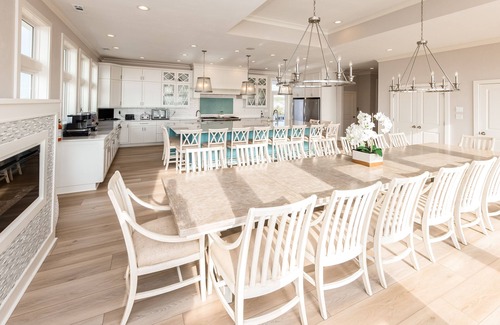 Sandbridge Casa | Oceanfront home with regulation pickleball, indoor/outdoor pool, hot tub & gym