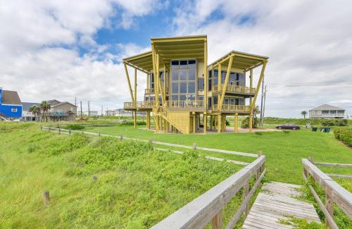 Sandhill Shores Casa | Oceanfront Home with Beach Access in Galveston