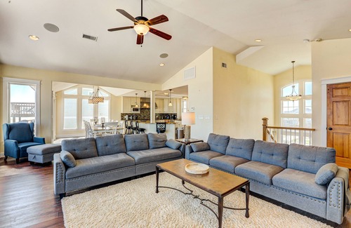 Avon Casa | Oceanfront home with ocean view, private hot tub, outdoor pool, & central AC