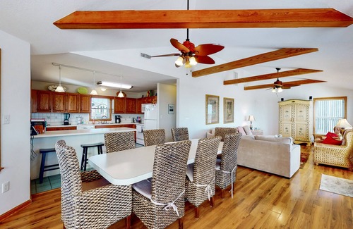Waves Casa | Oceanfront home with private hot tub, outdoor pool, fireplace, & game room