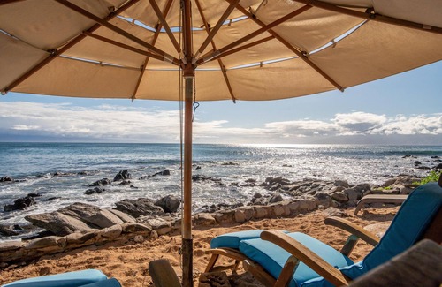 Napili Casa | Oceanfront, hot tub, pool, sauna, perfect location!
