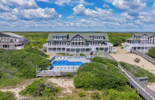 Corolla Casa | Oceanfront Mega-Estate | 32BR - 6 Acres| Pool, Game Room, Theatre, Wild Horses