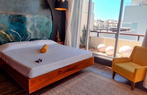 Centro - Supmza 001 Hotel | Ixchel Penthouse 504 'Mejor terraza' con salón