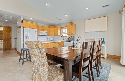 Rodanthe Casa | Oceanfront beach home w/ hot tub & game room and dolphin views off the back deck