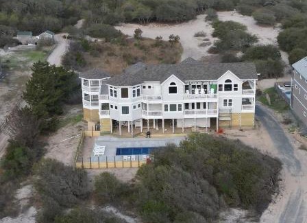 Corolla Casa | OCEANFRONT, Ocean views! Wild Horses! Private Pool, Hot Tub! 4x1467, Dixie Sandcastle