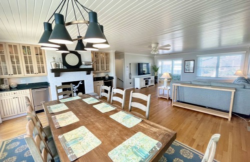Oak Island Casa | Rhapsody in Blue - New Listing - Oceanfront, Sleeps 22