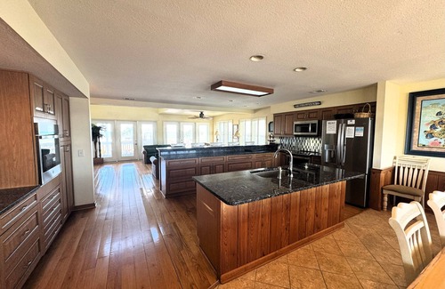 Ocean Isle Beach Casa | Oceanfront, Sound Front, Private Community, Luxury Home with Pool!