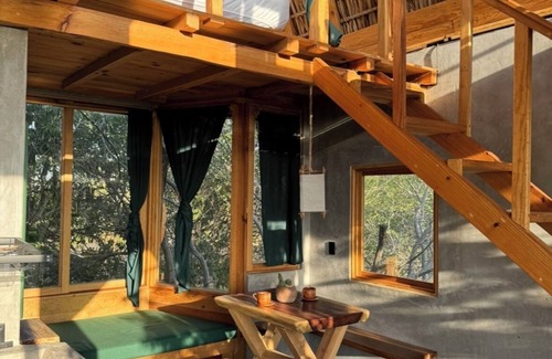 Santa Maria Cabina | Oceanview cabin with AC in Brisas de Zicatela - 2 bedrooms