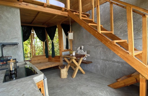 Santa Maria Cabina | Oceanview cabin with AC in Brisas de Zicatela - 2 bedrooms