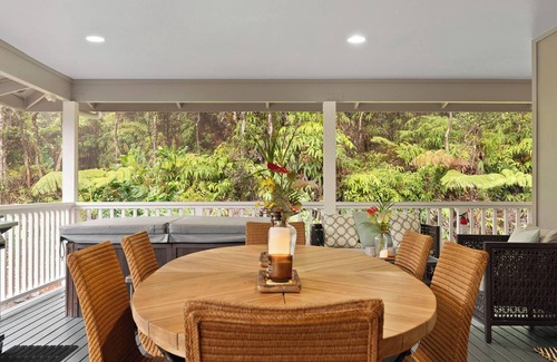 Volcano Casa | Ohia Lehua Hale-Hot Tub-Fireplace-Fire Table-3-Bed, 2-Bath Newly Renovated Home