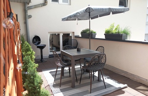 Fulda Apartamento | Old building oasis Fulda - quiet, central, terrace, train station 400m -
